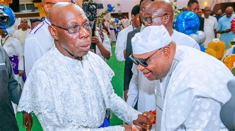 Obasanjo: I Praise Adeleke for Being Dancing But Hard-Working Governor ...