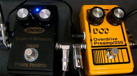 Dod 250 & 308, overdrive preamp mods, by Msm Workshop - YouTube