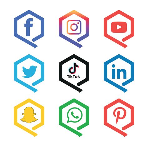 Social media icons set Logo Vector Illustrator 12742943 Vector Art at Vecteezy