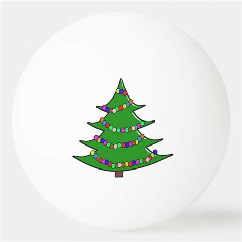 Christmas Tree Ping-Pong Ball | Zazzle.com