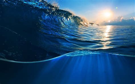 Download sea, water, waves, wave, underwater wallpapers for desktop ...