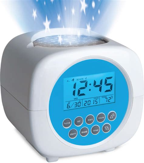 Discovery Kids Color Changing Digital Star Projection LCD Alarm Clock w ...