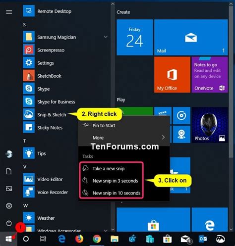 Take a Screenshot with Screen Snip in Windows 10 | Windows 10 Tutorials