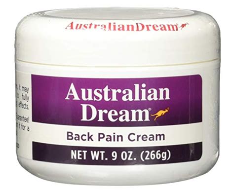 Australian Dream Back Pain Cream 9oz Jar - Pain & Fever Relief