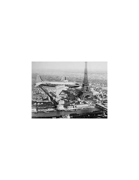 Airplane over Paris