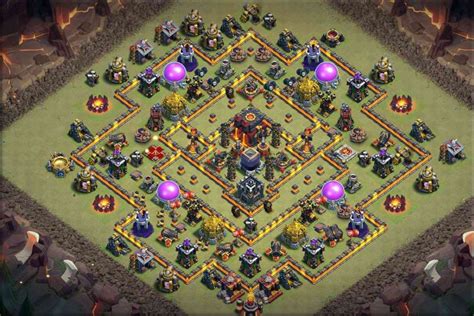 Pro TH10 War Base for CWL Success - 2024