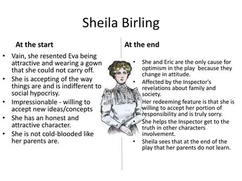 Sheila Birling Diagram An Inspector Calls In 2020 An