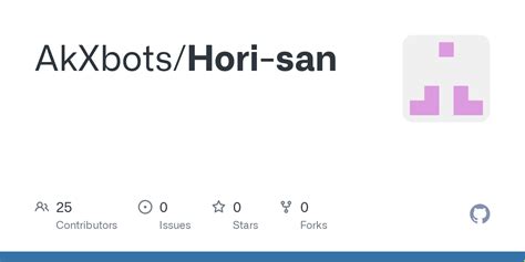 GitHub - AkXbots/Hori-san