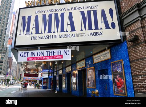 Mamma Mia musical on Broadway, New York City, USA Stock Photo - Alamy