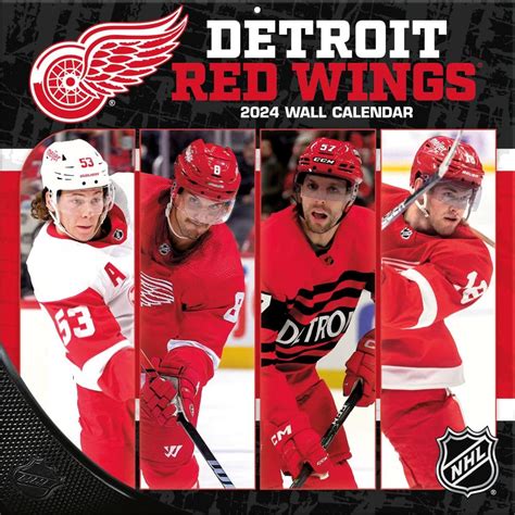 Detroit Red Wings 2024 Wall Calendar