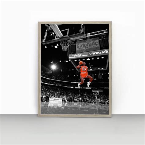 Michael Jordan 1988 Slam Dunk Contest Photo Poster sold by Aurora ...