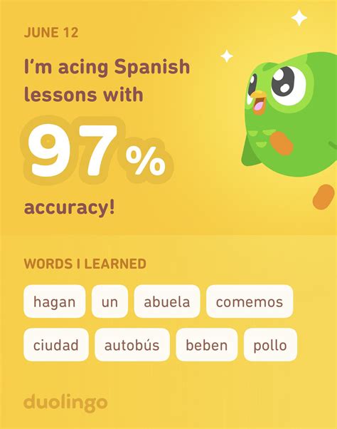 I’m learning Spanish on Duolingo! It’s free, fun, and effective. Join ...