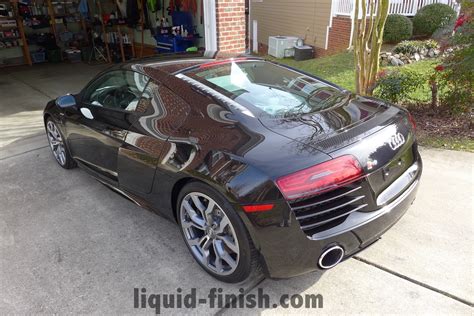 Audi R8 Phantom Black Paint Correction