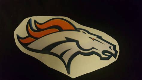 Denver Broncos Logo Vinyl Decals / Sticker / Laptop Art / Car