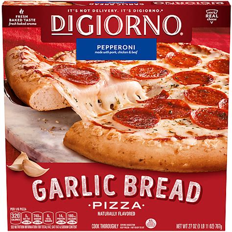 DIGIORNO Pepperoni Garlic Bread Frozen Pizza 27 oz. Box | Pizza | Hames Corporation