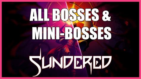 Sundered - All Bosses & Mini-Bosses - YouTube