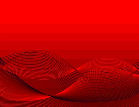 Red Wavy Vector Background | FreeVectors