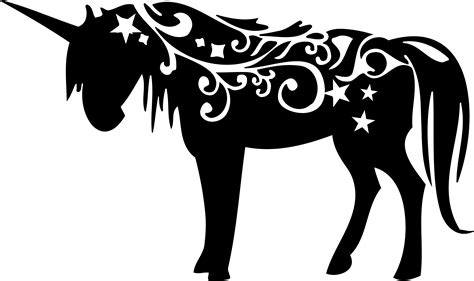 Unicorn Silhouette - Free Unicorn Silhouette Svg - Free Transparent PNG Download - PNGkey