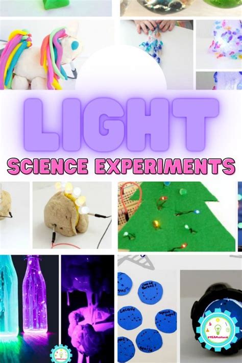 11+ Bright and Shining Light Experiments for Kids | Elementary stem activities, Science ...