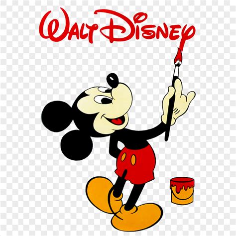 Mickey Mouse Writing Walt Disney Logo Image PNG | Citypng