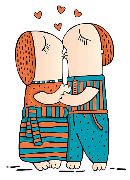 70+ Kids Kissing Little Two Cartoon Stock Photos, Pictures & Royalty-Free Images - iStock