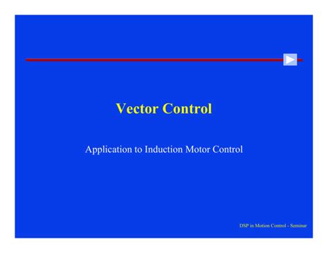 Vector Control