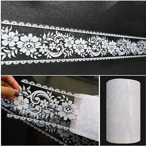 Wallpaper Border Stick and Peel - Transparent Floral Lace Wallpaper ...