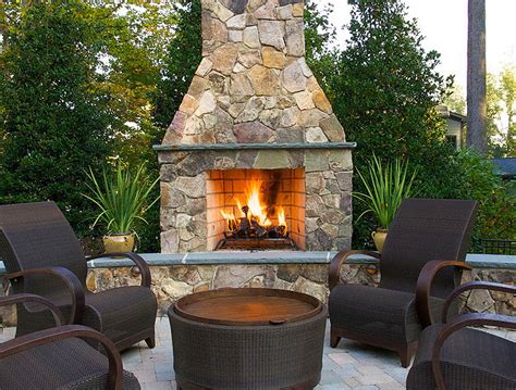 Quiet Corner:Inspiring Outdoor Fireplace Ideas - Quiet Corner