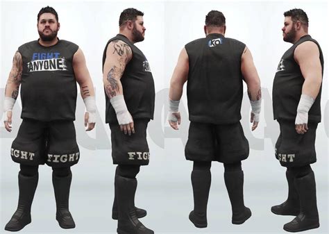 Updated Kevin Owens with new tattoos. : r/WWEGames