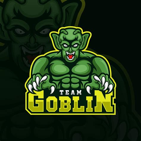 Goblin team esport gaming logo 5417549 Vector Art at Vecteezy