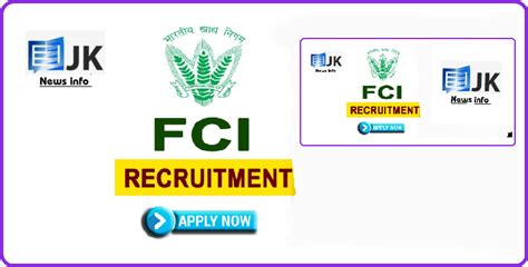 FCI Recruitment 2023 | Check Details Here - JK News Info