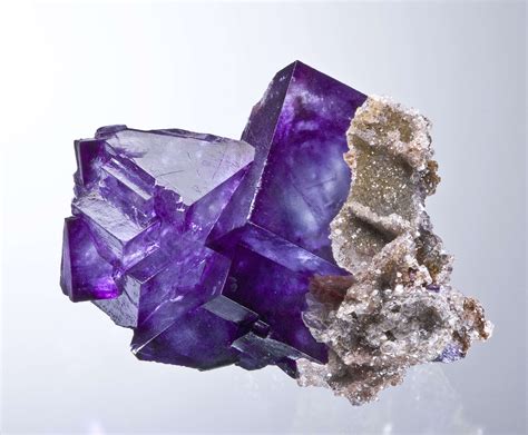 Fluorite with Calcite - RC21-45 - Ojuela Mine - Mexico Mineral Specimen | Rocks and minerals ...