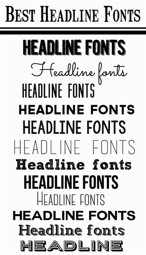 Best Free Headline Fonts - Over The Big Moon