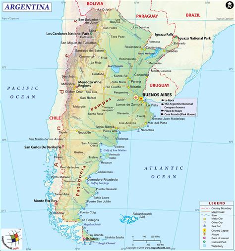 Large Argentina Map Image | Large Argentina Map HD Picture