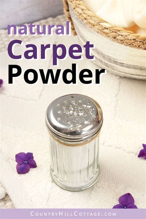 DIY Carpet Powder {Homemade Carpet Deodorizer - Pet Safe}