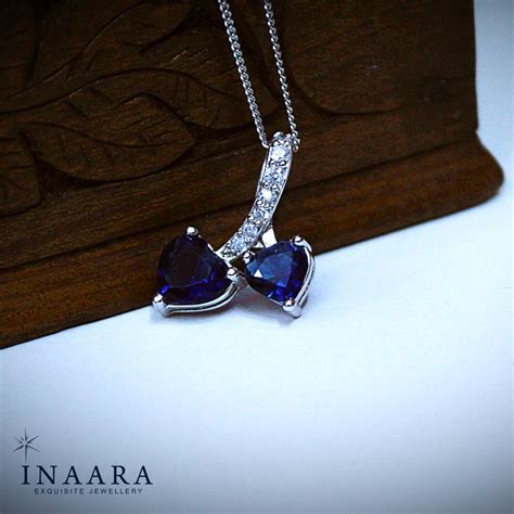 Synthetic Sapphire Pendant – Inaara Exquisite Jewellery