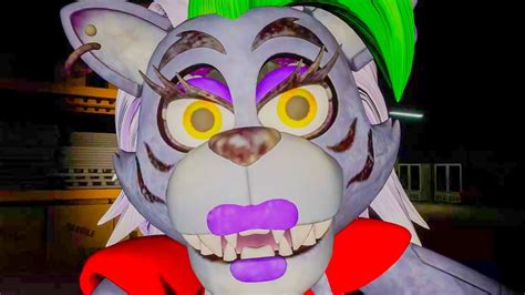 Wolf Roxy Jumpscare FNAF Freddy Security Breach - YouTube