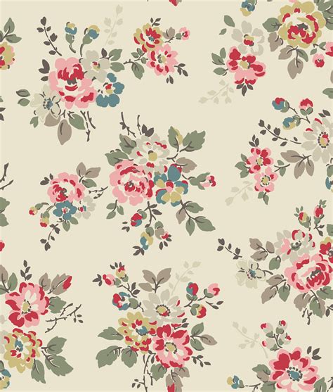 Kingswood Rose | A signature trailing floral print | Cath Kidston AW14 | | Prints, Floral prints ...