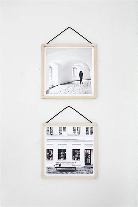 DIY Hanging Frames - Homey Oh My | Diy hanging, Wooden diy, Diy frame