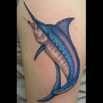 Blue Marlin Tattoo Meanings | iTattooDesigns.com