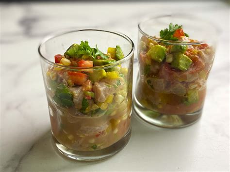 Rockfish Ceviche with Tomato and Corn — Cooks Without Borders