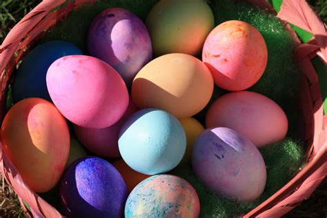 Basket Full of Easter Eggs Picture | Free Photograph | Photos Public Domain