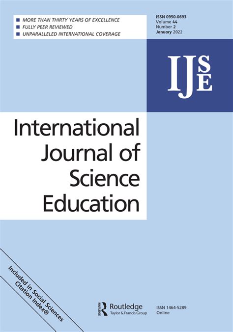 International Journal of Science Education: Vol 44, No 2 (Current issue)