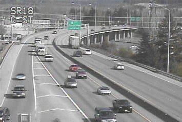 WSDOT - Seattle Area Traffic - SR 18 at MP 3.6: C St - Camera Direction