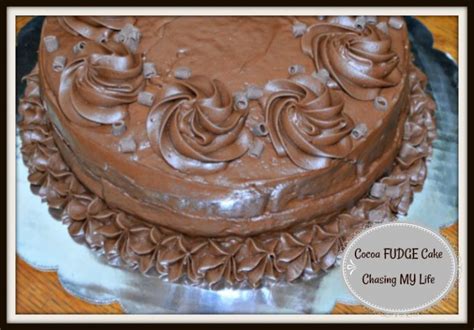 COCOA FUDGE CAKE – Chasing MY Life WHEREVER it Leads Me