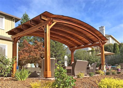 Backyard Pavilion Kits: Custom Redwood Pavilion for Sale