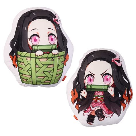 Buy futurecos Kamado Nezuko Anime Plushies Cute Figure Throw Pillow ...