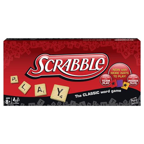 Hasbro Scrabble Crossword Game with Power Tiles - Board Games Messiah