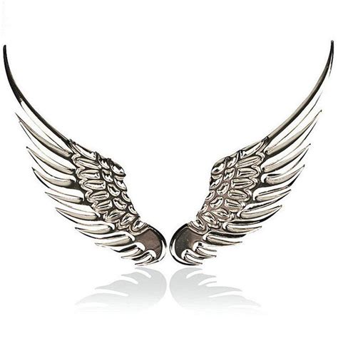 Buy 2pcs 3D Angel Wings Emblem Auto Car Badge Decals Styling Logo Stickers Motorcycle ...