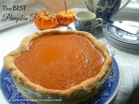 The BEST Pumpkin Pie Filling